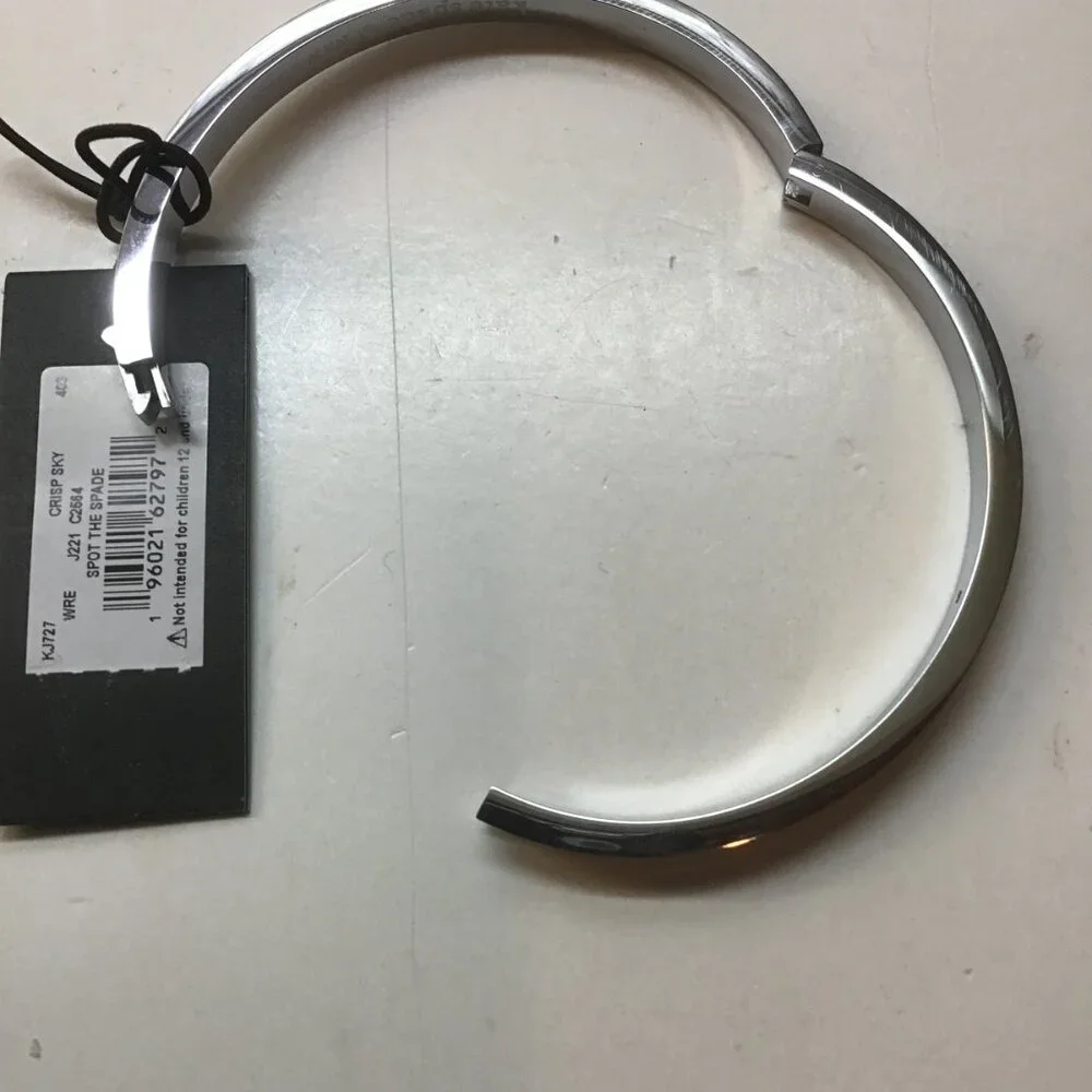 Kate Spade New Blue Enamel Hinged Bangle Bracelet - Picture 3 of 3